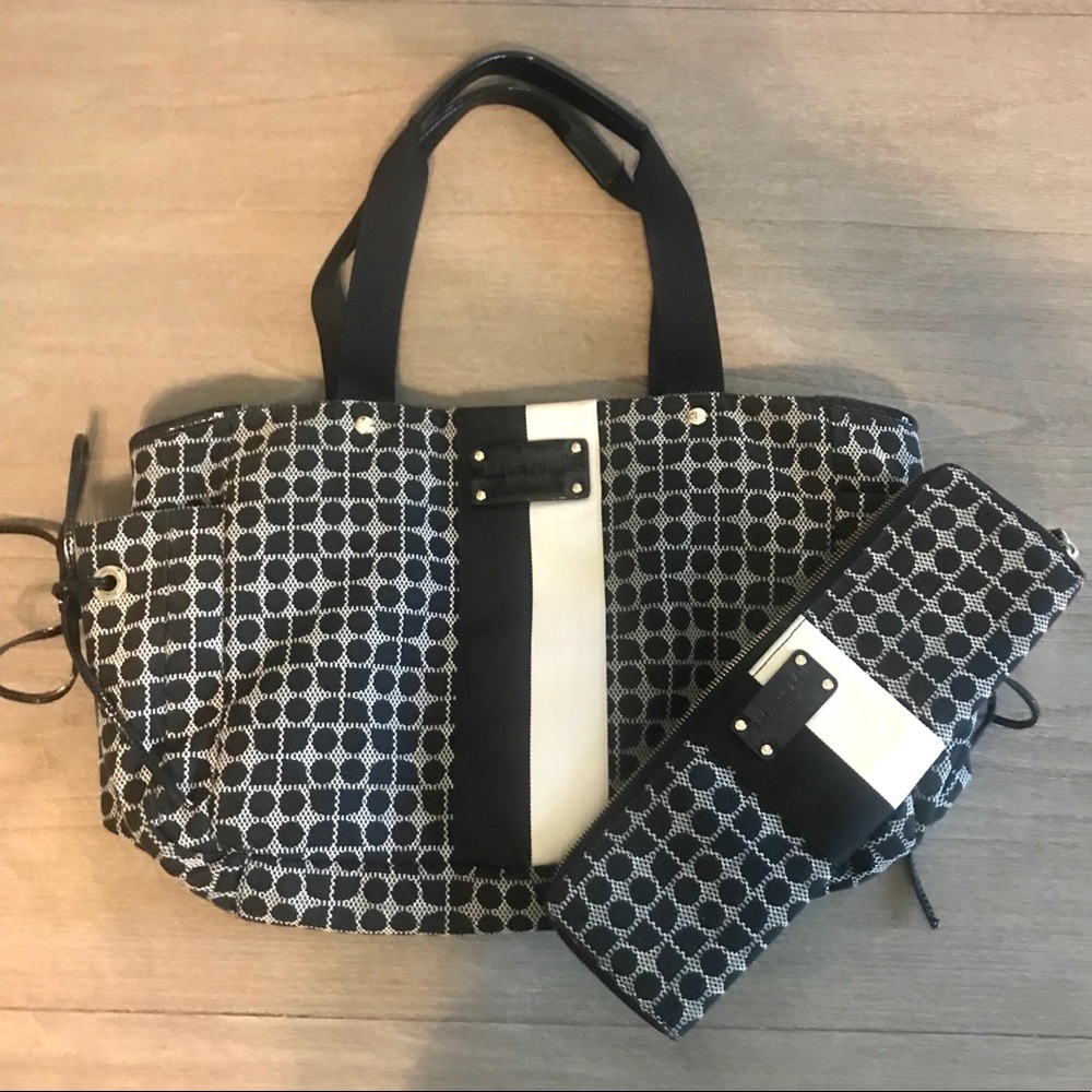 Kate Spade baby Diaper Bag tote & wallet clutch